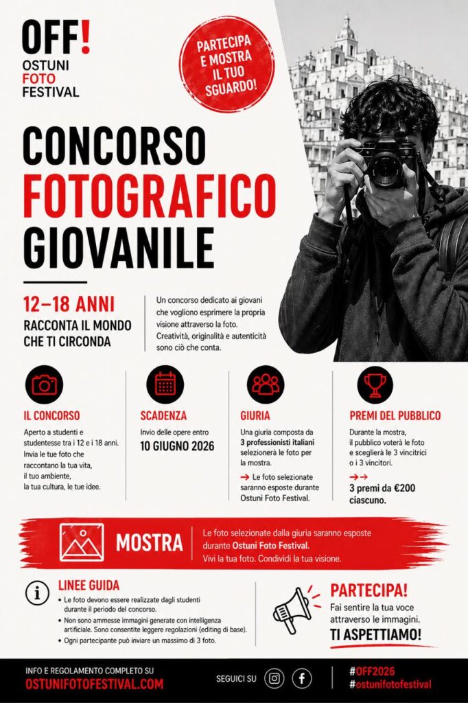 Youth Foto Competition – OFF! Ostuni Photo Festival